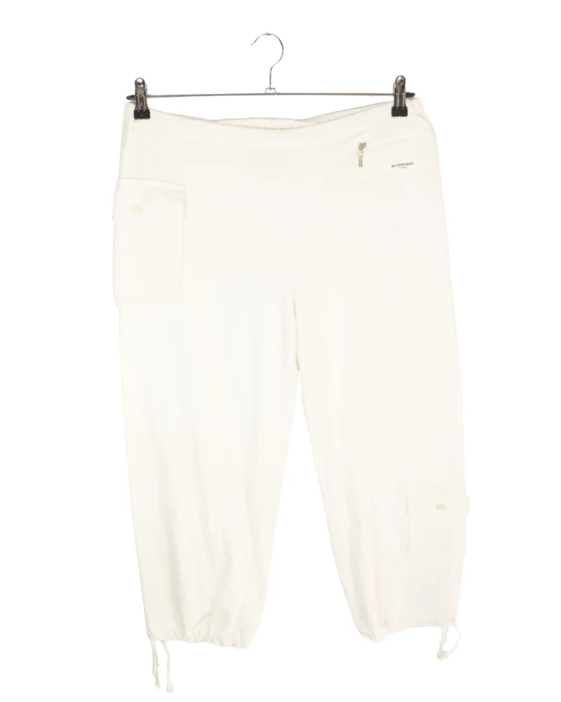 Pantalón pirata Burberrys Y2K blanco 44